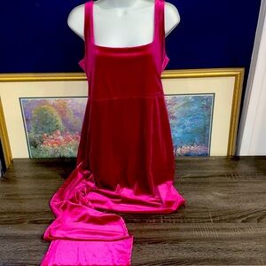 Pretty In pink velvet bodycon